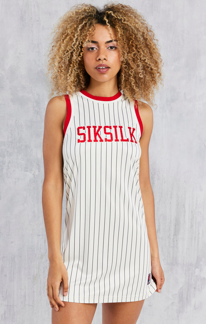 Laad de afbeelding in de Galerij viewer, Space Jam X SikSilk Basketball Dress - Ecru