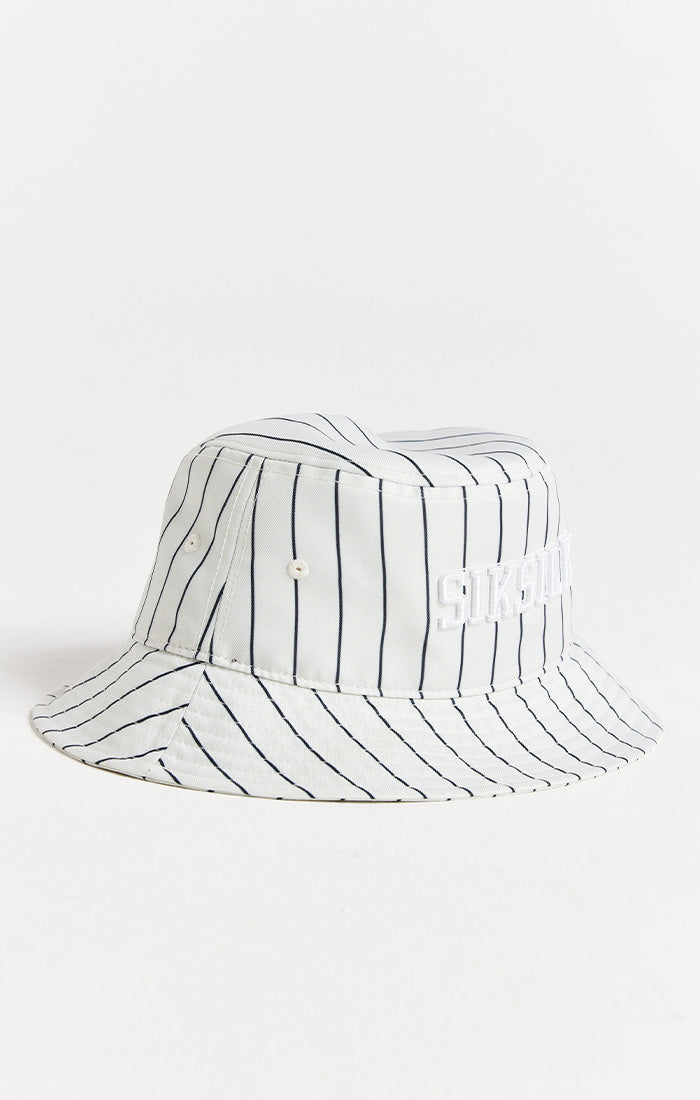Cargar imagen en el visor de la galería, Ecru Space Jam x SikSilk Stripe Bucket Hat (1)