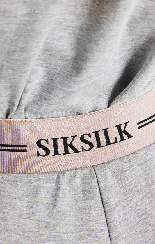 Pantalón de chándal SikSilk Supremacy - Gris jaspeado