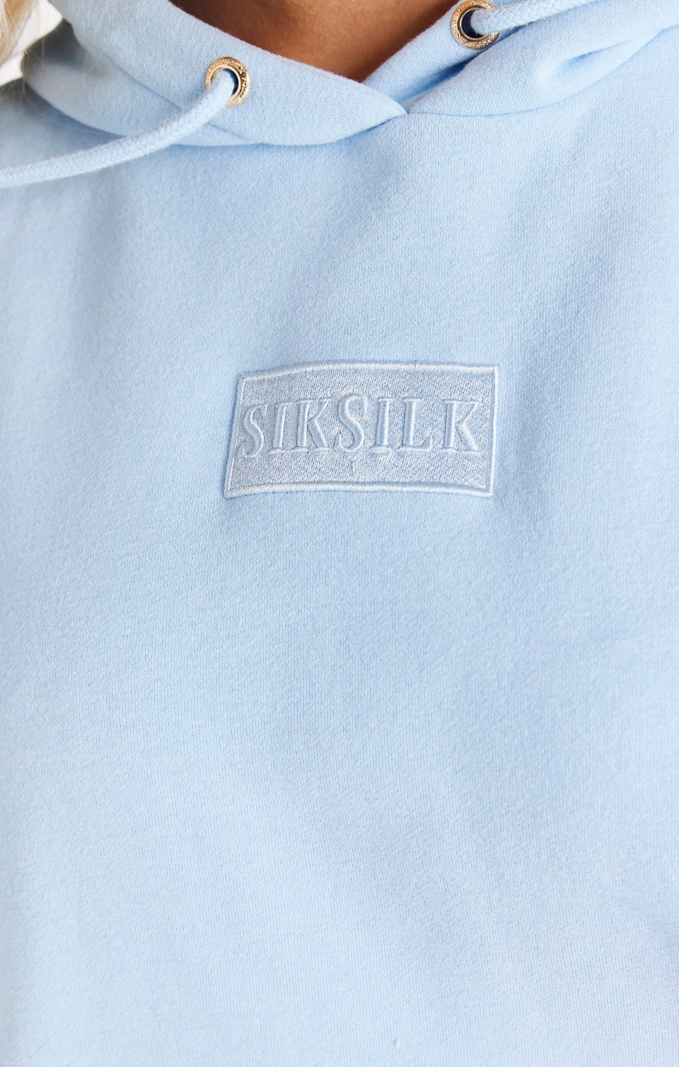 Cargar imagen en el visor de la galería, Sudadera extragrande SikSilk Deluxe con capucha - Azul (1)